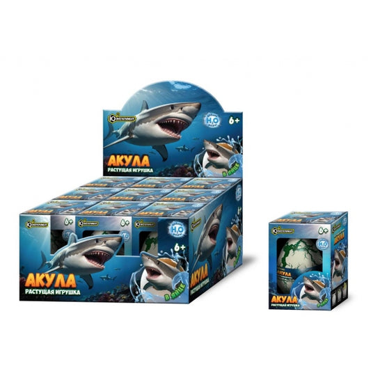 Растущее ЯЙЦО акула, дисплей IQ Эксперимент уп-12шт в кор.12уп