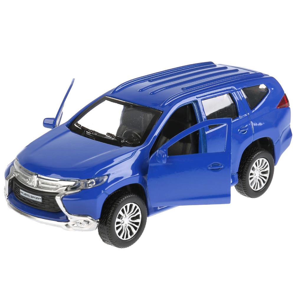Машина металл "MITSUBISHI PAJERO SPORT" 12см, открыв двери, инерц, синий в кор Технопарк в кор2*36шт