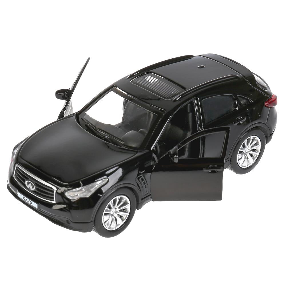 Машина металл "INFINITI QX70", длина 12см, открыв. двери, инерц, черный в кор Технопарк в кор.2*36шт
