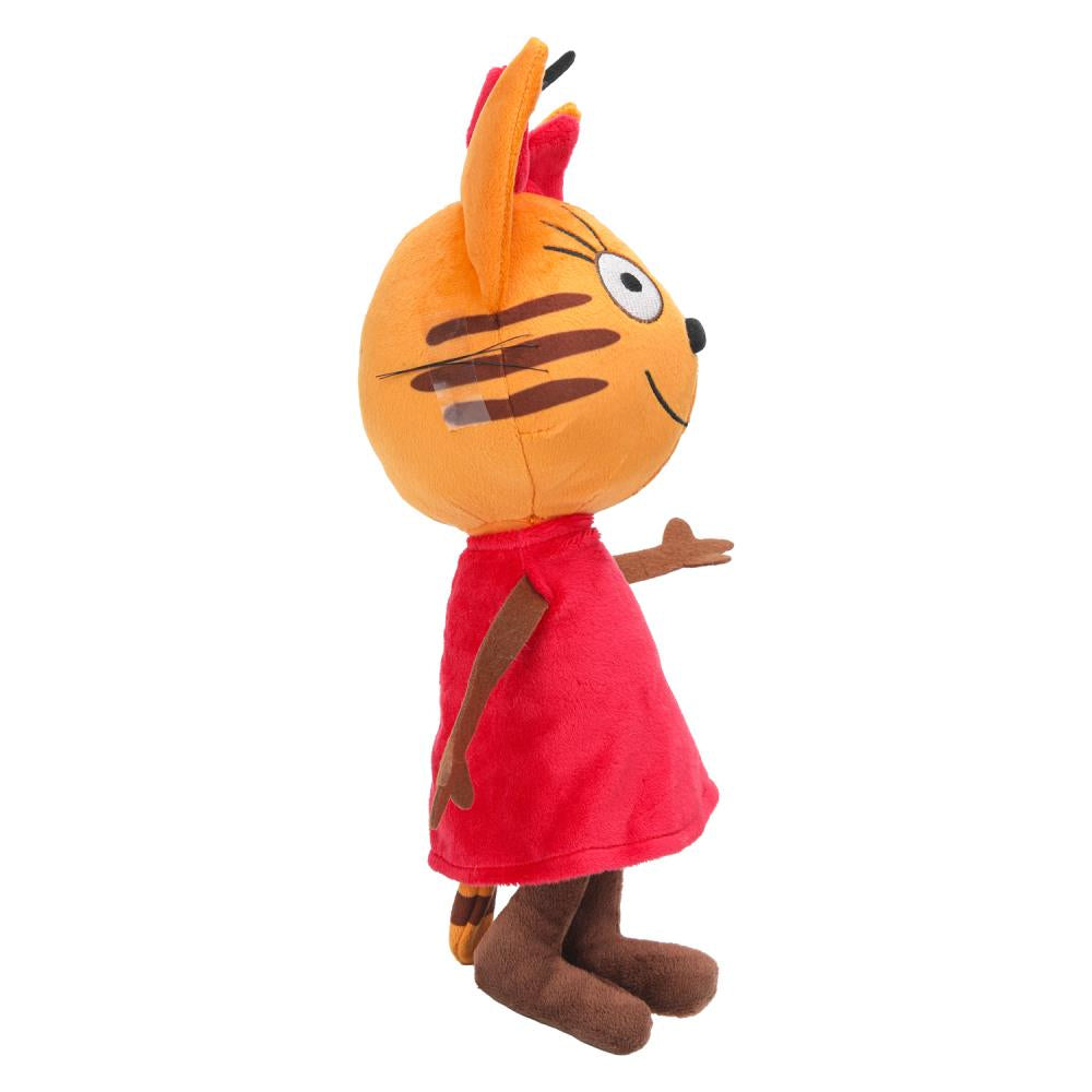 Jeu de trois kilos, trois chats, caramel, 30 cm, sans puce МУЛЬТИ-ПУЛЬТИ в кор.24шт