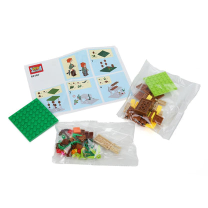 Конструктор мой мир, 80 дет. Город мастеров в кор.2*120шт