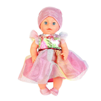 Пупс озвуч Шаинский музыка 30 см, пьет, писает, закр. глазки, 4 акс КАРАПУЗ в кор.12шт