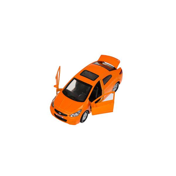 Machine en métal HYUNDAI SOLARIS, 12 cm, double, bagage, acier, orangé, cor. Parc technologique dans le cor.2*36шт