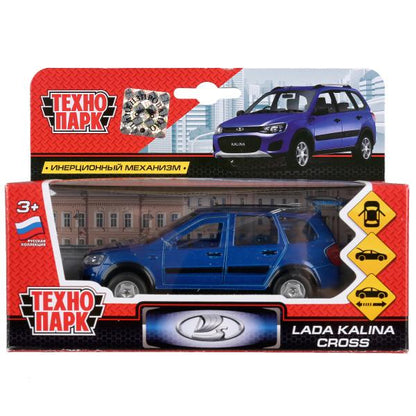 Машина металл LADA Kalina Cross 12см, открыв. двери и багажник, инерц, в кор. Технопарк в кор.2*24шт