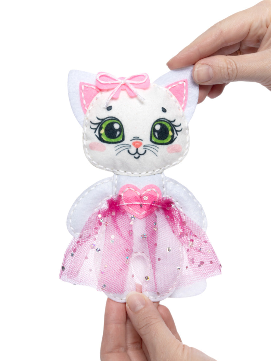 Набор для творчества. Мягкая игрушка из фетра "Кисонька"