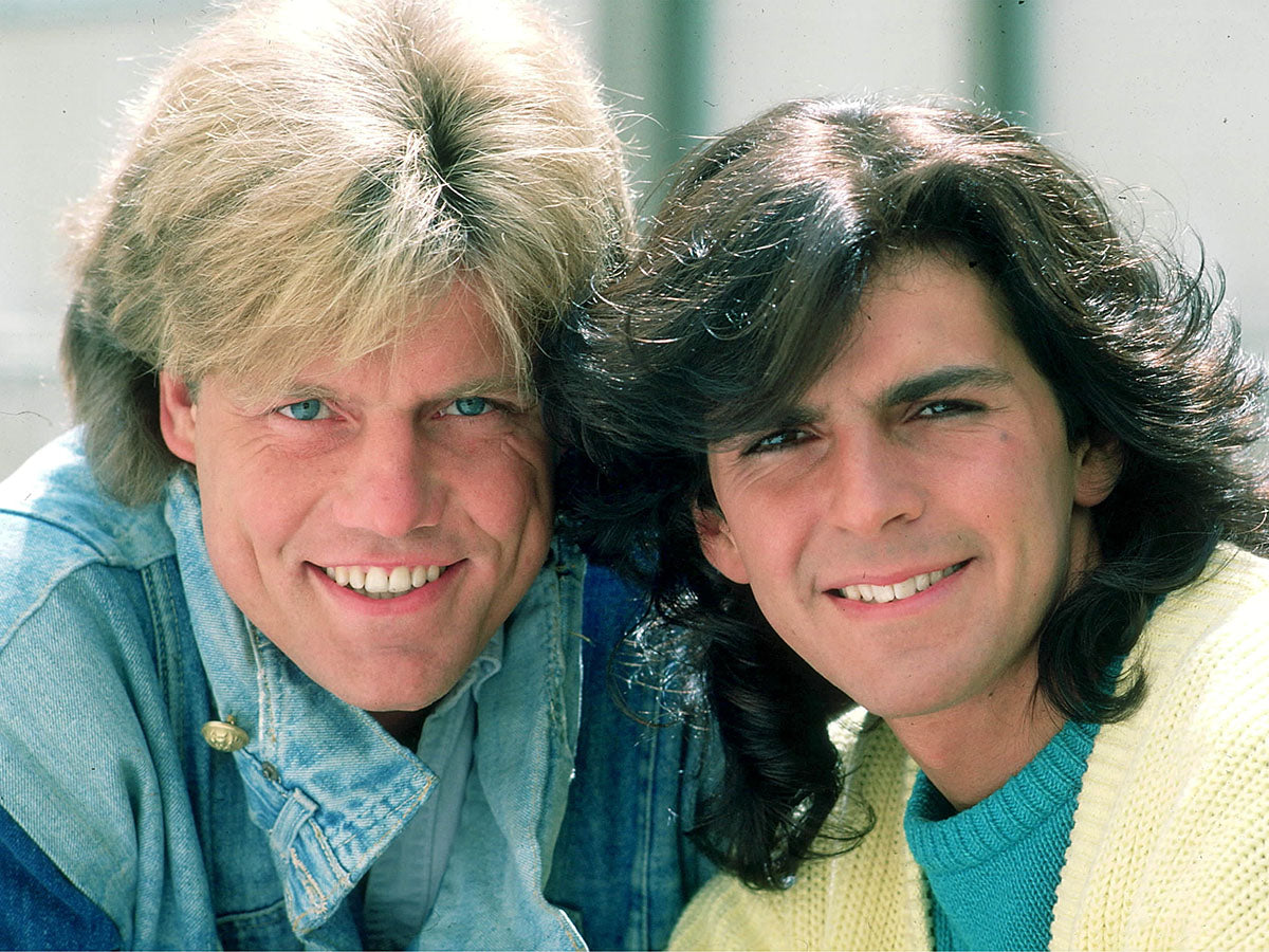 ПОСТЕР. Серия Звезды 80-х. Modern Talking 1. Формат А3.