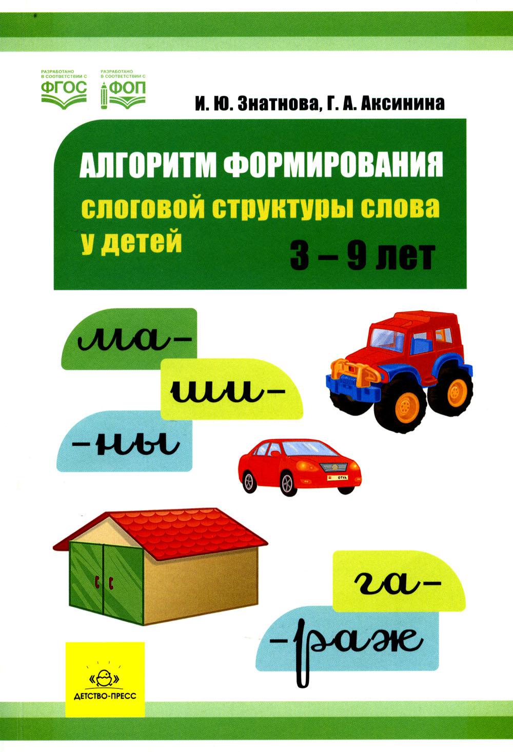 Знатнова. Алгоритм формирования слоговой структуры слова у детей. ФОП. (ФГОС)