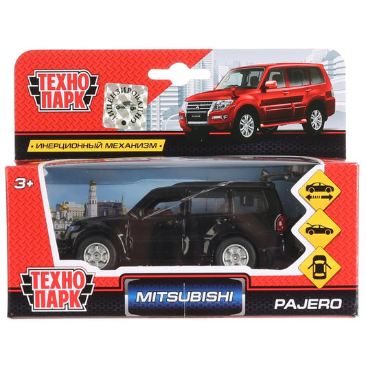 SB-17-61-MP-N(BL)-WB 275013 Машина металл MITSUBISHI pajero, 12 см, двери, багажник, инерц., кор. Техно