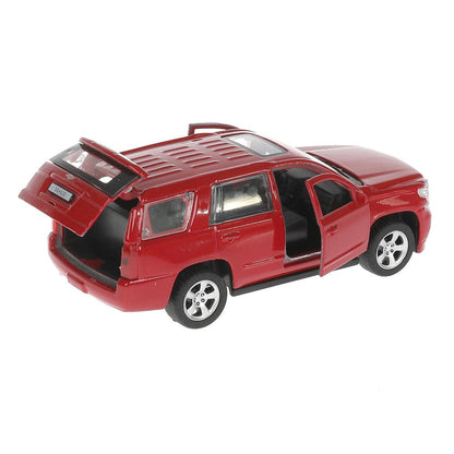 Машина металл CHEVROLET TAHOE/LEXUS LX570 12 см,двер,багаж,инерц,ассорт. Технопарк уп-12шт в кор.6уп