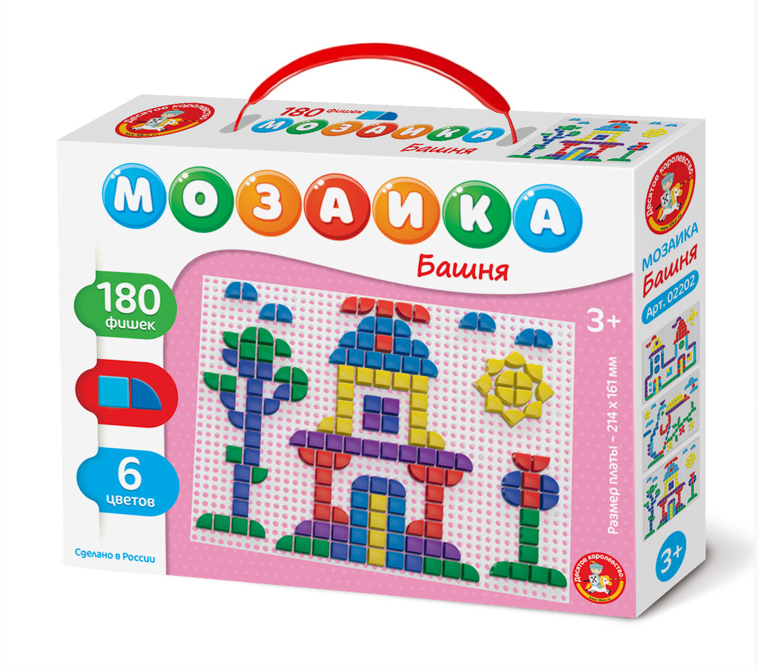 Мозаика Башня фигурная 180 элементов