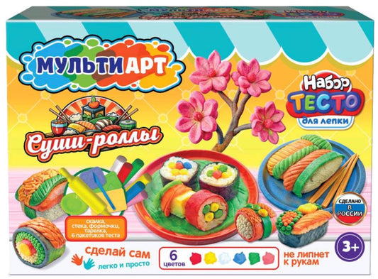 Набор для лепки суши-роллы, 24 см MultiArt в кор.8шт