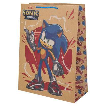 Paquet de bricolage Sonic Sonic, xl 33,5*45*15 cm, sac de transport en cor.5*12 pouces