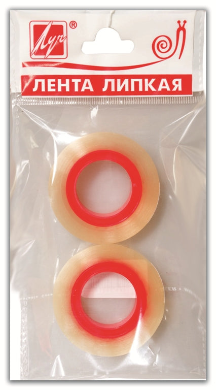 Луч. Лента липкая 12мм*30м 2 шт. в пак. арт.19С 1270-08