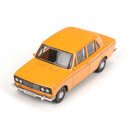 Машина металл LADA lada 2106 длина 10,5 см, инерц, оранжевый, кор. Технопарк в кор.2*36шт