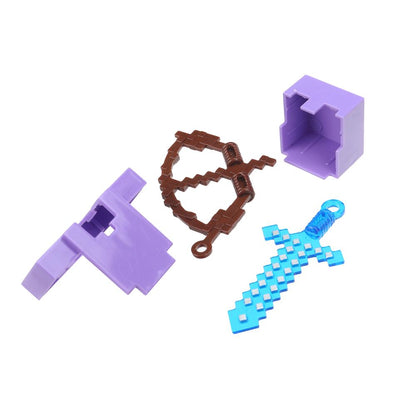 Конструктор фигурка мой мир с аксессуарами Город мастеров в кор.120шт