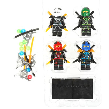 18067-ZH Конструктор фигурки самураи-4 шт. МАСТЕР в кор.2*120шт