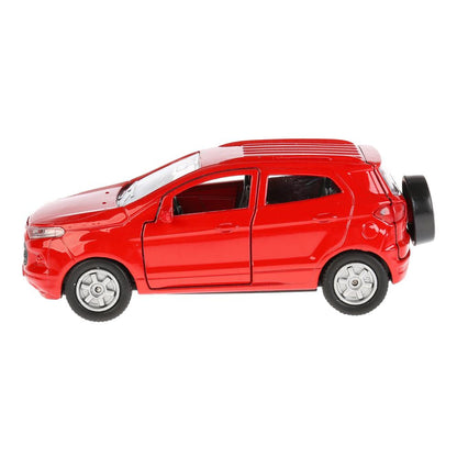 Машина металл FORD Ecosport красный 12см, открыватель. двери, инерц. в кор. Технопарк в кор.2*24шт