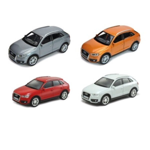 Машина металл 4.75" audi q3 инерц. открыв. двери в дисплее уп-12шт в кор.2*6уп
