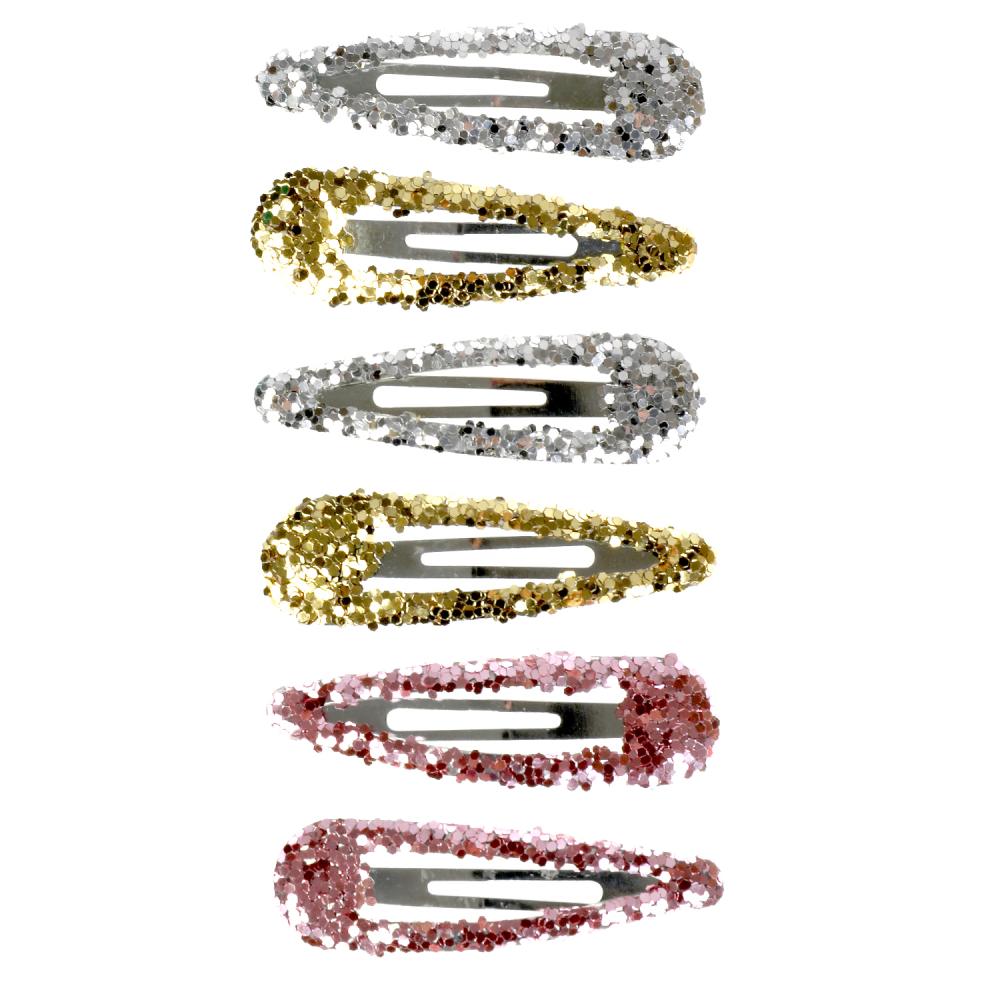 Accessoires pour/devochek СКАЗОЧНЫЙ ПАТРУЛЬ 6 заколок на карт. dans le paquet. МИЛАЯ ЛЕДИ уп-10шт в кор.100уп