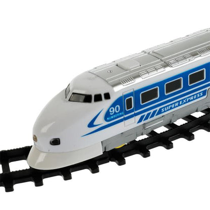 Железная дорогазвук свет-, длина пути 200, кор.48*25*6,5см ТЕХНОДРАЙВ в кор.2*12шт