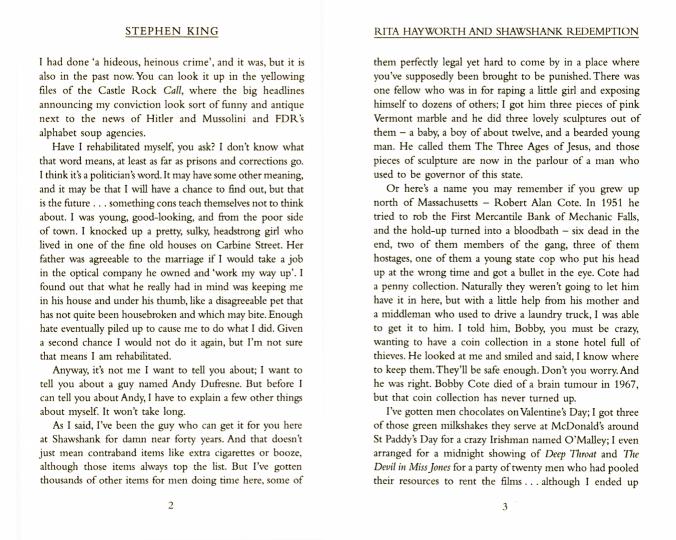 Rita Hayworth and Shawshank Redemption (Stephen King) Рита Хейворт и побег из Шоушенка (Стивен Кинг) / Книги на английском языке