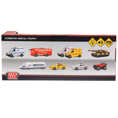 LOCO-30PL-BU Модель пластик свет-звук ТЕПЛОВОЗ 30 см, двери, 4 кнопки, инер, синий, кор. Технопарк в к