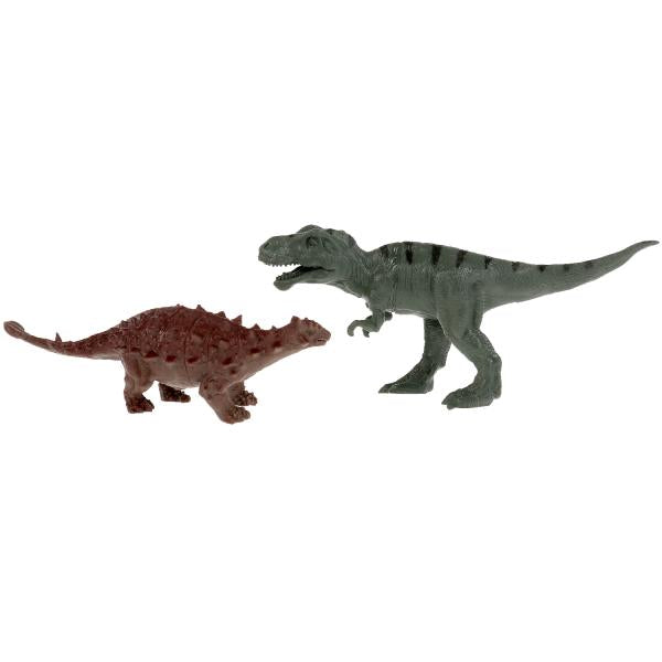 Jeu de dinosaures en plastique, 4 pièces dans un paquet. (русс. уп.) Играем вместе в кор.2*60наб