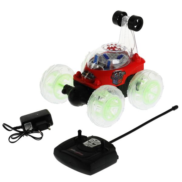 Машина-перевертыш на ру Трансформеры свет-звук, кор.25*20*20см ТЕХНОДРАЙВ в кор.24шт