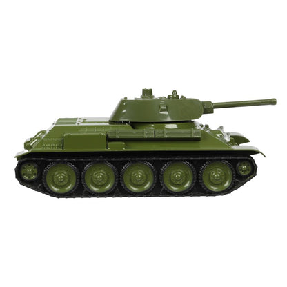 Машина металл УРАЛВАГОНЗАВОД Т-90 ТАНК т-34 12 см, инер,башня, зеленый, кор. Технопарк в кор.2*32шт
