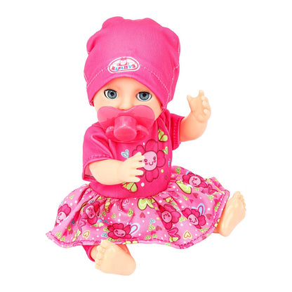 Пупс озвучка Шаинский музыка 20см, пьет, пишет, закр. глазки, 3акс КАРАПУЗ в кор.24шт