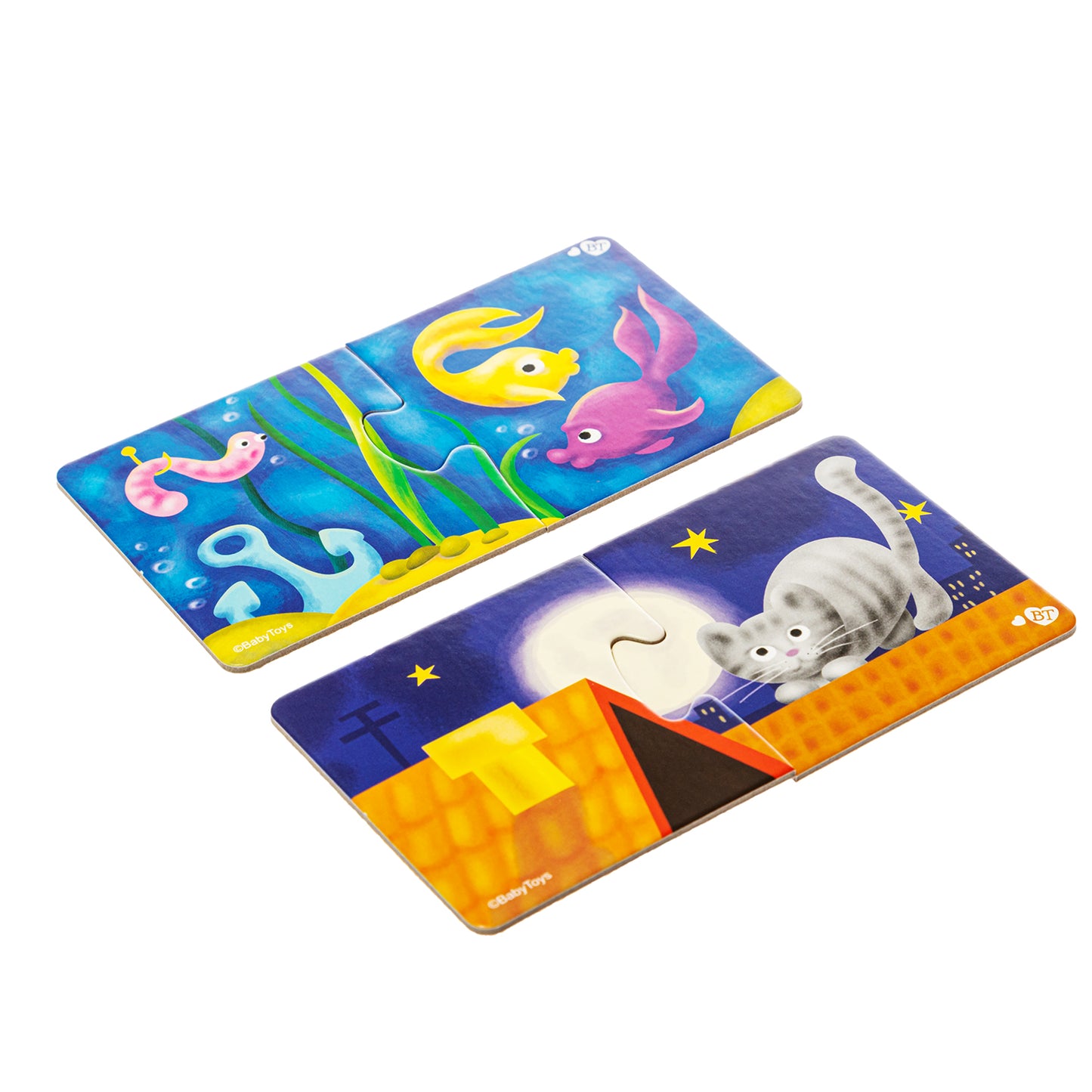 Пазлы парные "Кто где живет?" 20 эл Baby Toys (макси)