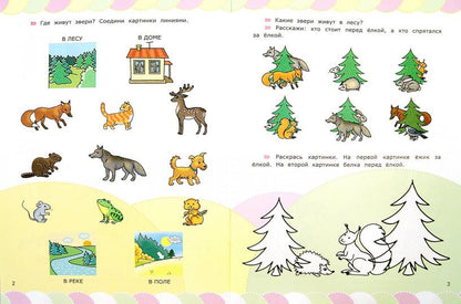 Рисуем. Наблюдаем. Сравниваем. Животные со стихами и наклейками. 5+. / Циновская. (ФГОС ДО).