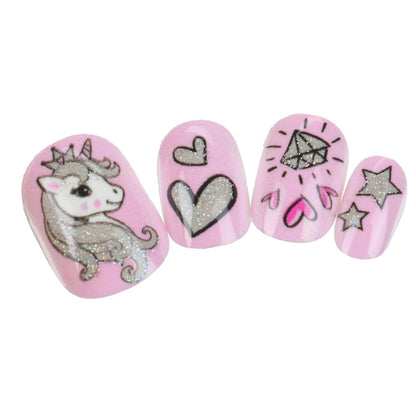 Накладные ногти-единорог в коробке МИЛАЯ ЛЕДИ в кор.60*12шт