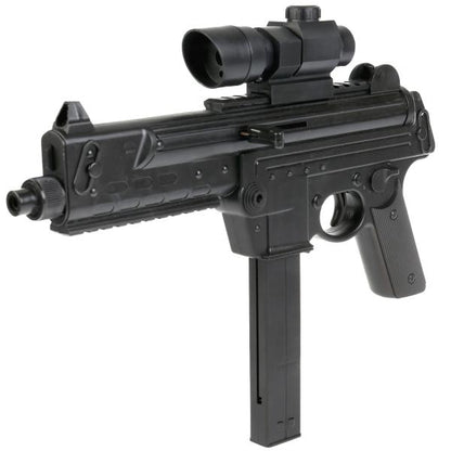 Автомат (п) с лазером. прицелом, съемный магазин, с пульками 905/713А в кор. в кор.48шт