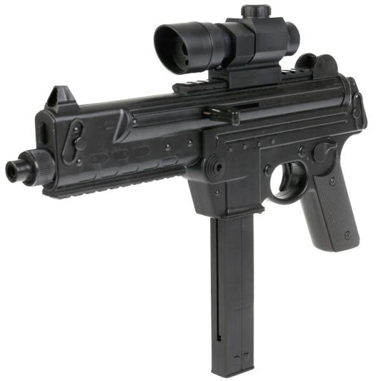 Автомат (п) с лазером. прицелом, съемный магазин, с пульками 905/713А в кор. в кор.48шт