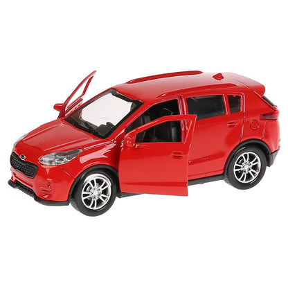 SPORTAGE-RD273045 Машина металл KIA SPORTAGE, 12 см, откр дв, багаж, инерц, красный, в кор. Технопар