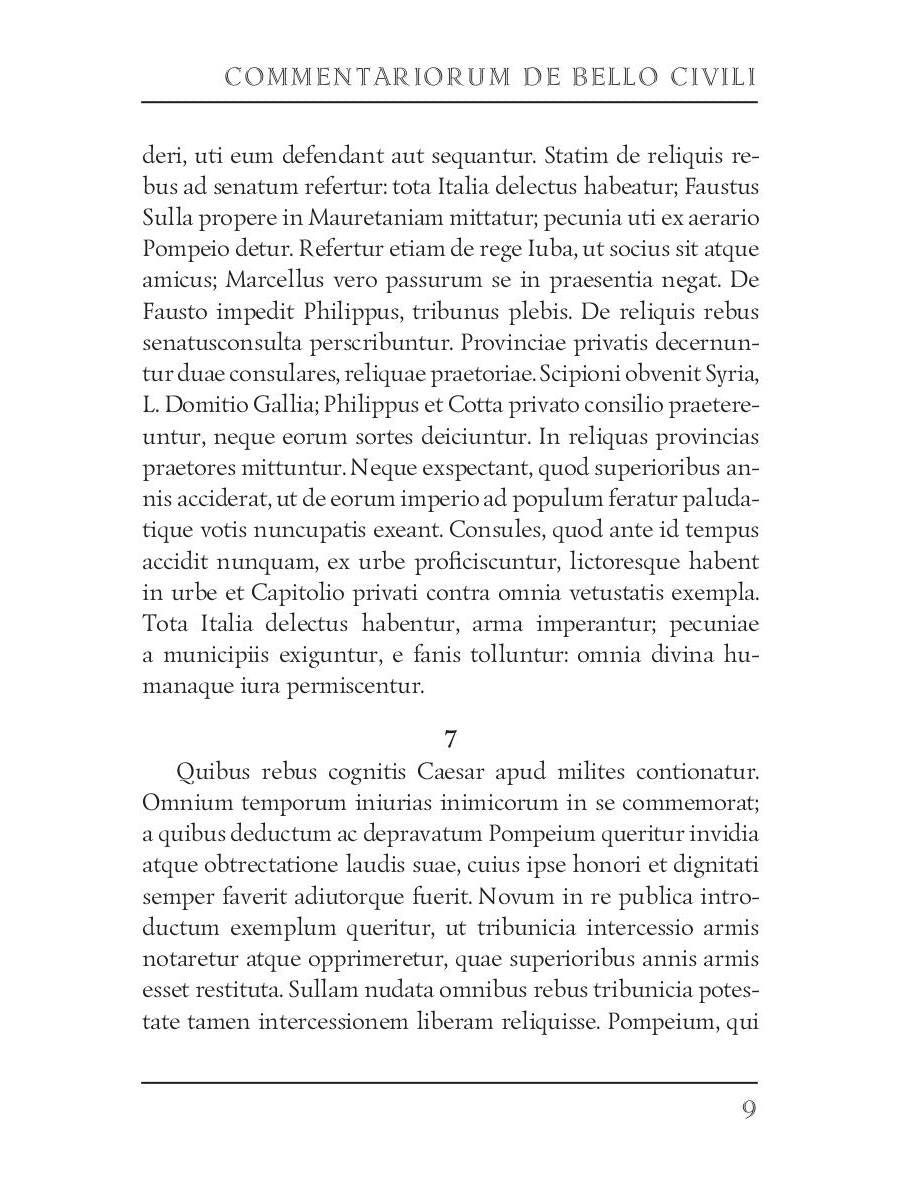 Commentarii de Bello Civili = Записки о гражданской войне