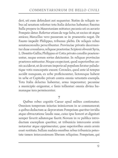 Commentarii de Bello Civili = Записки о гражданской войне