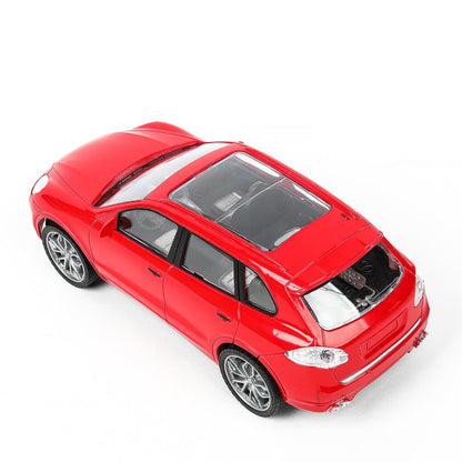 Машина р/у PORSCHE cayenne 24 см, красный, кор Технопарк в кор.2*12шт