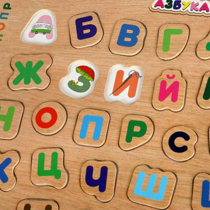 Вкладыши "азбука" 22,5*30 cm, СИНИЙ ТРАКТОР терм. пленка Буратино в кор.100шт