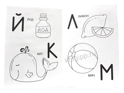 РАСКРАСКА А5 эконом. АЗБУКА