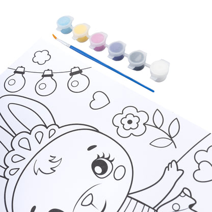 Набор для творчества. Раскраска с блестками "Заинька"