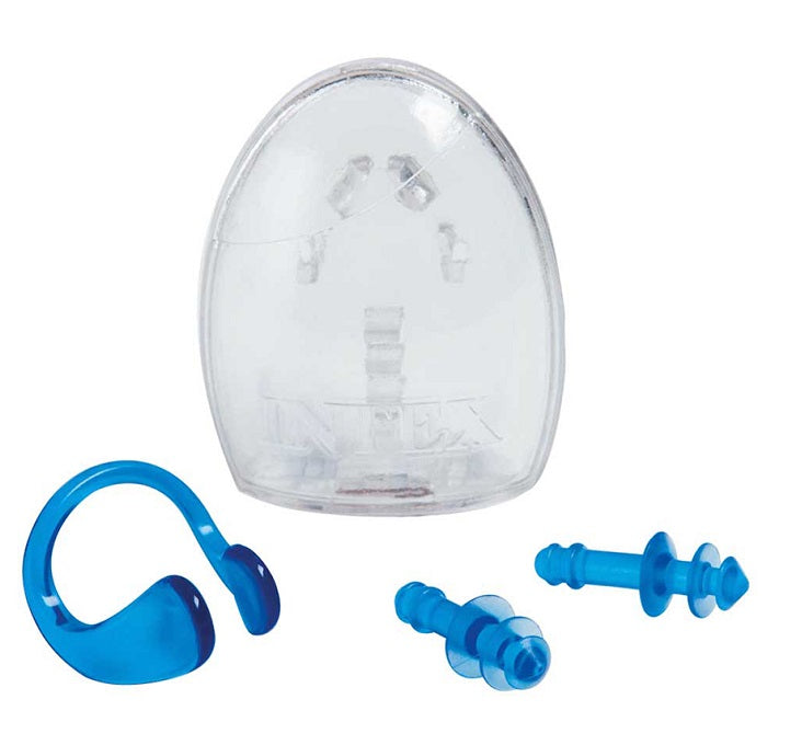 Intex. Набор для ныряния (беруши и клипсы для носа) от 8 лет, в кейсе арт.55609