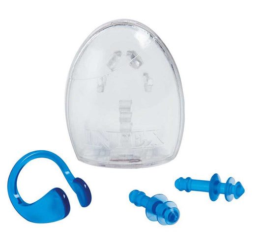 Intex. Набор для ныряния (беруши и клипсы для носа) от 8 лет, в кейсе арт.55609