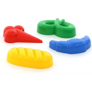 Полесье. Формочки "Мороженое,пирожок,крендель,рогалик" арт.39316 /12