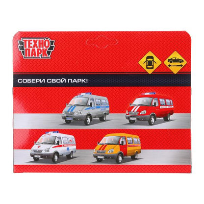 Machine métallique GAЗ -3221 "gazel" 12,2 cm, СКОРАЯ, дв, инер, kor. Parc technologique dans le cor.2*36шт