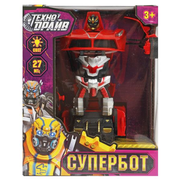 Робот на р/у трансформирующийся, в машине, кор.17,5*21,6*15,4см ТЕХНОДРАЙВ в кор.2*18шт
