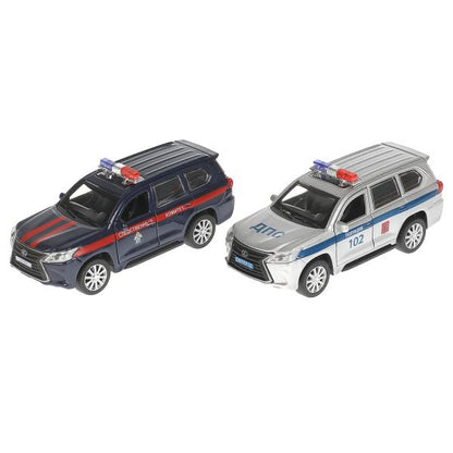 Машина металл CHEVROLET TAHOE/LEXUS LX570 12 см,двери,багаж,инер,ассорт. Технопарк уп-12шт в кор.6уп