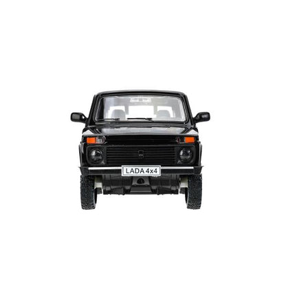 Машина металл свет-звук LADA lada 4x4, 18,5 см, дв, кап, баг,инер,черн Технопарк в кор.2*18шт