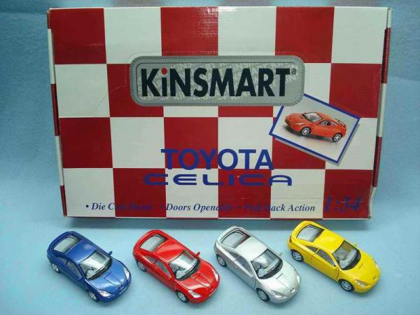 Machine en métal. инерц. открыв. двери, цвет в ассорт. Dans l'écran Kinsmart уп-12шт в кор.2*6уп